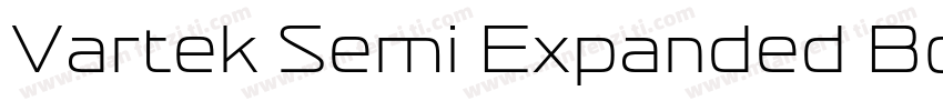 Vartek Semi Expanded Bold字体转换